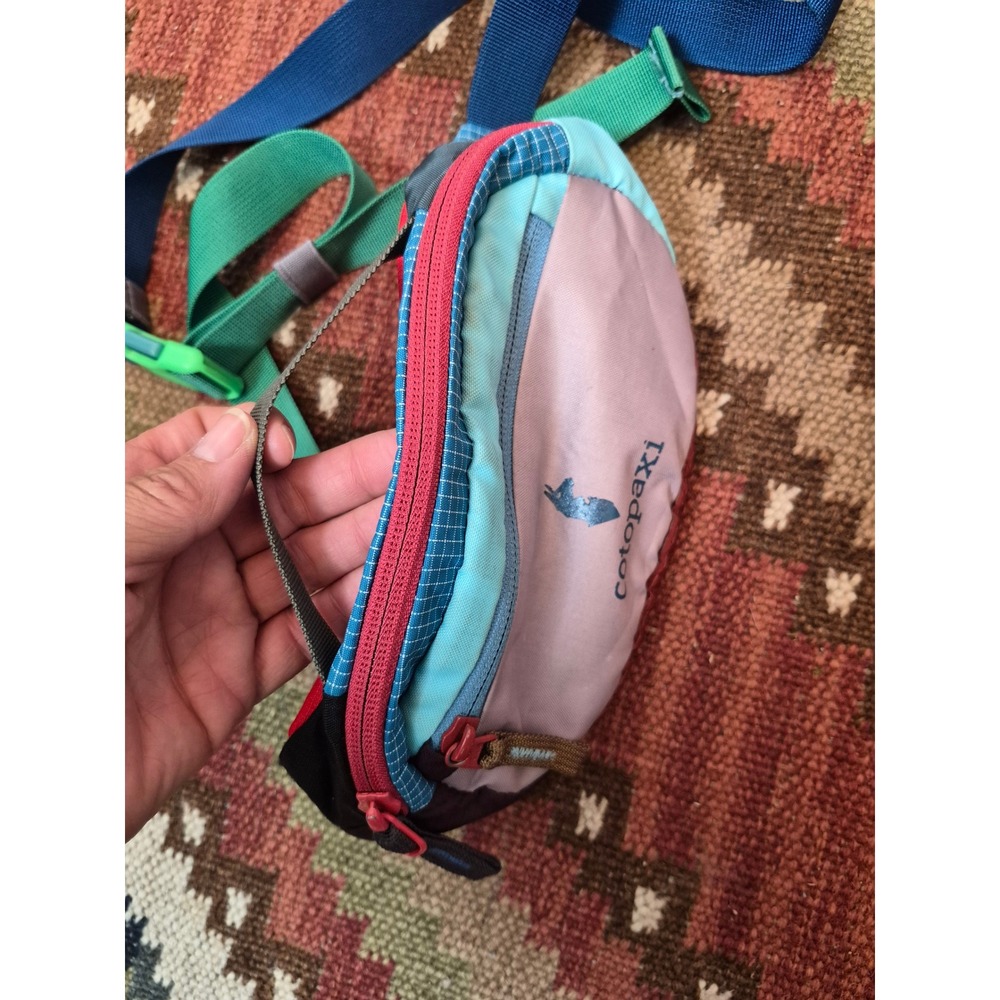Cotopaxi Kapai 1.5L Hip Pack Del Dia Multicolor Repurposed Nylon Waist Bag - Picture 6 of 12
